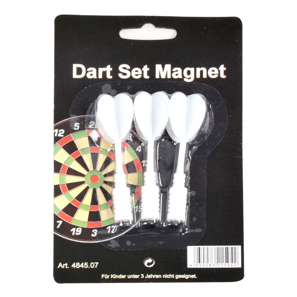 Karella Dartpfeil Karella Ersatzpfeile für Magnet-Dartboard, 3er Set Weiß.