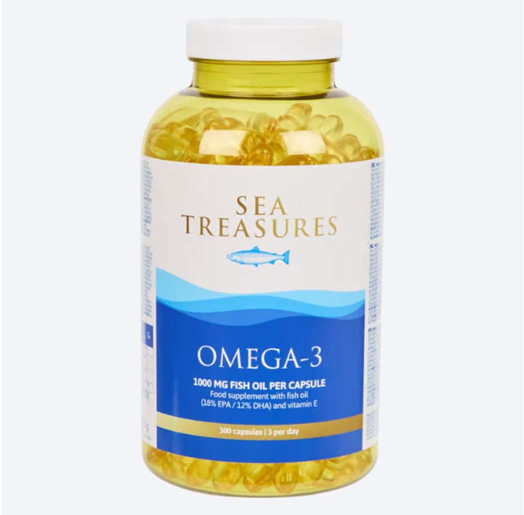 Omega 3 1000 mg Fischöl per Kapsel 300 Stück 3 per Day Kapseln
