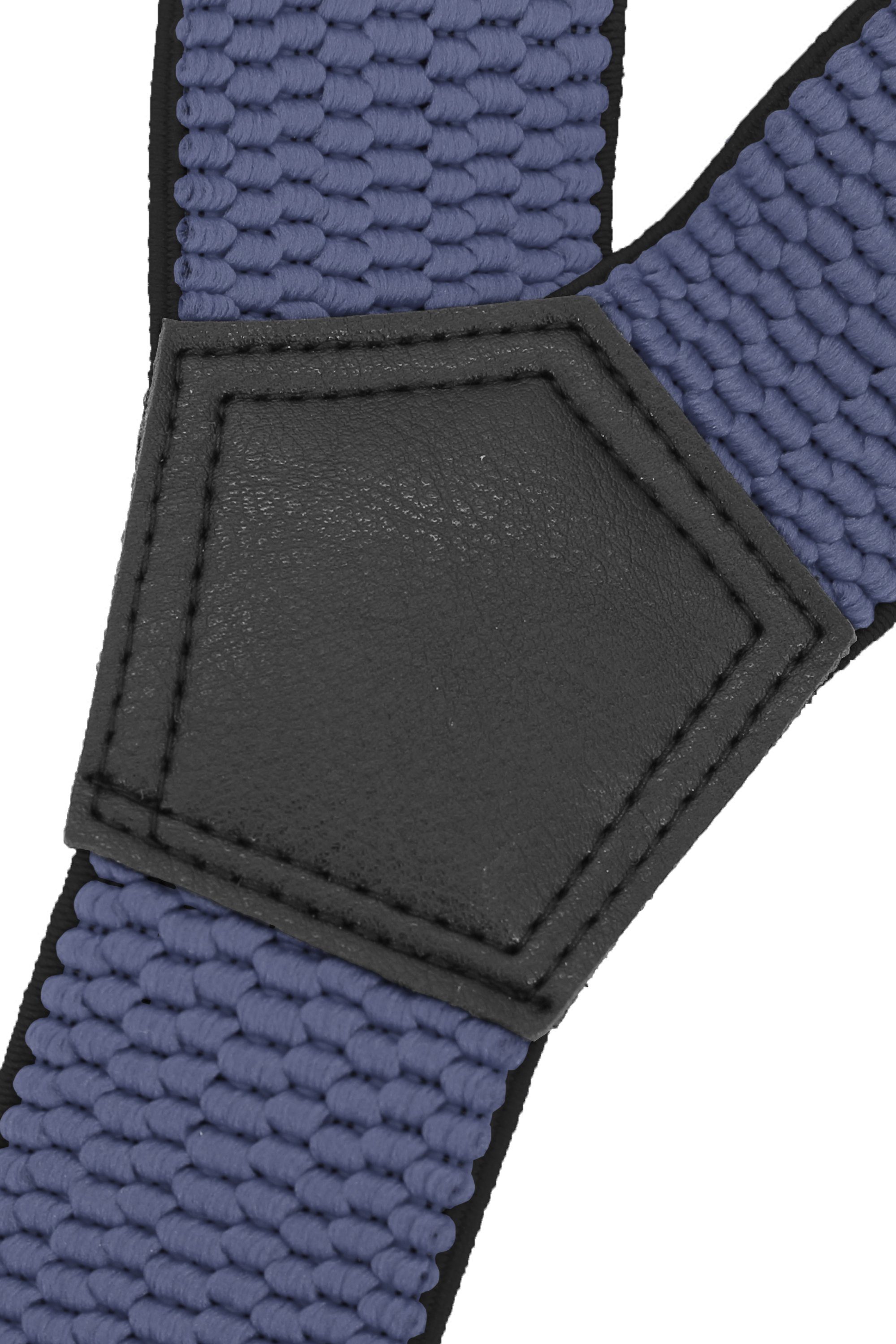 Fabio Farini Hosenträger mit passender Fliege als Set 4cm Y-Form für Herren günstig online kaufen