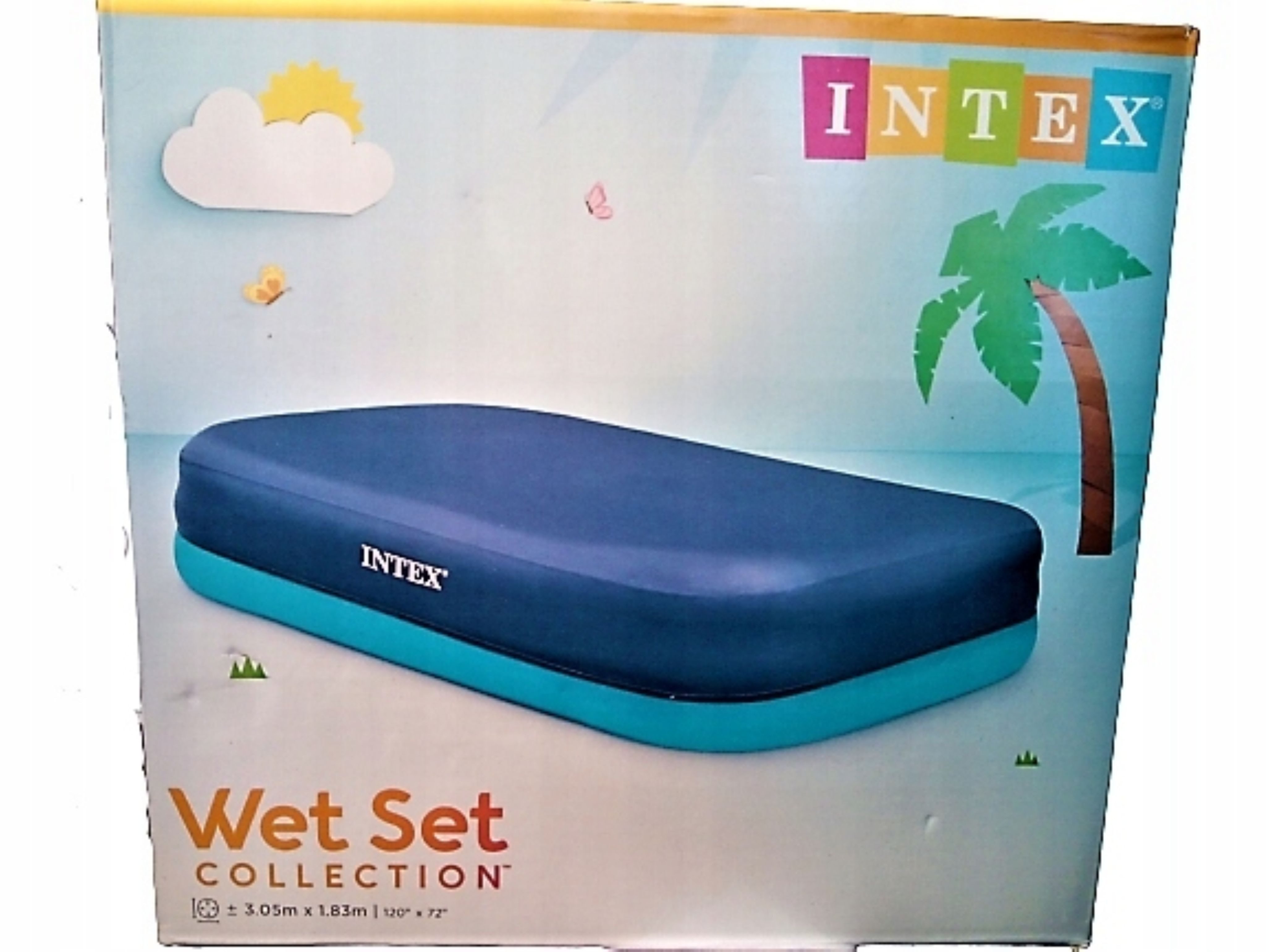 Intex Pool INTEX Poolabdeckung 305x183 cm UV-Schutz Rechteck Poolplane (1-tlg)