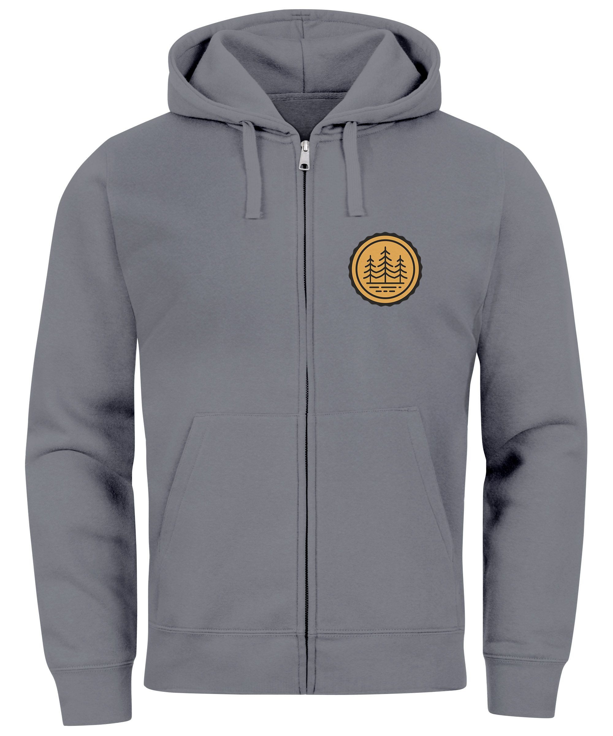 Neverless Sweatjacke Zip Hoodie Herren Outdoor günstig online kaufen