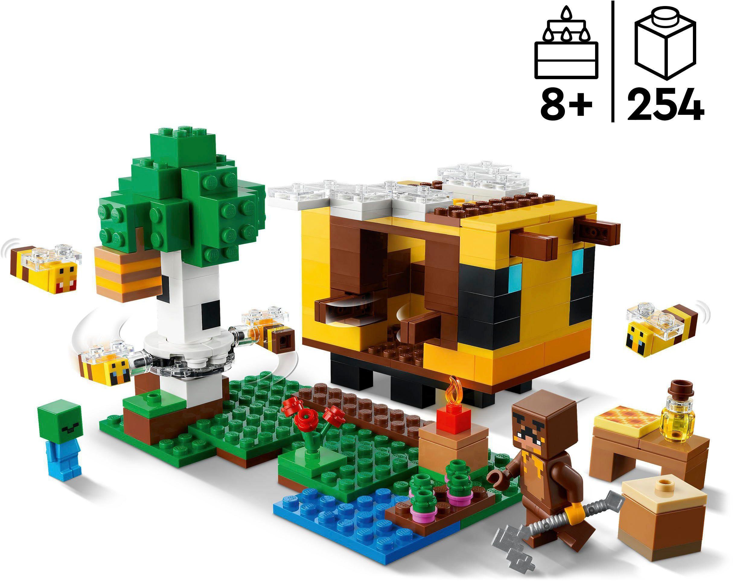 Bienenhäuschen in Minecraft, Konstruktionsspielsteine LEGO® Europe Das LEGO® (21241), St), Made (254