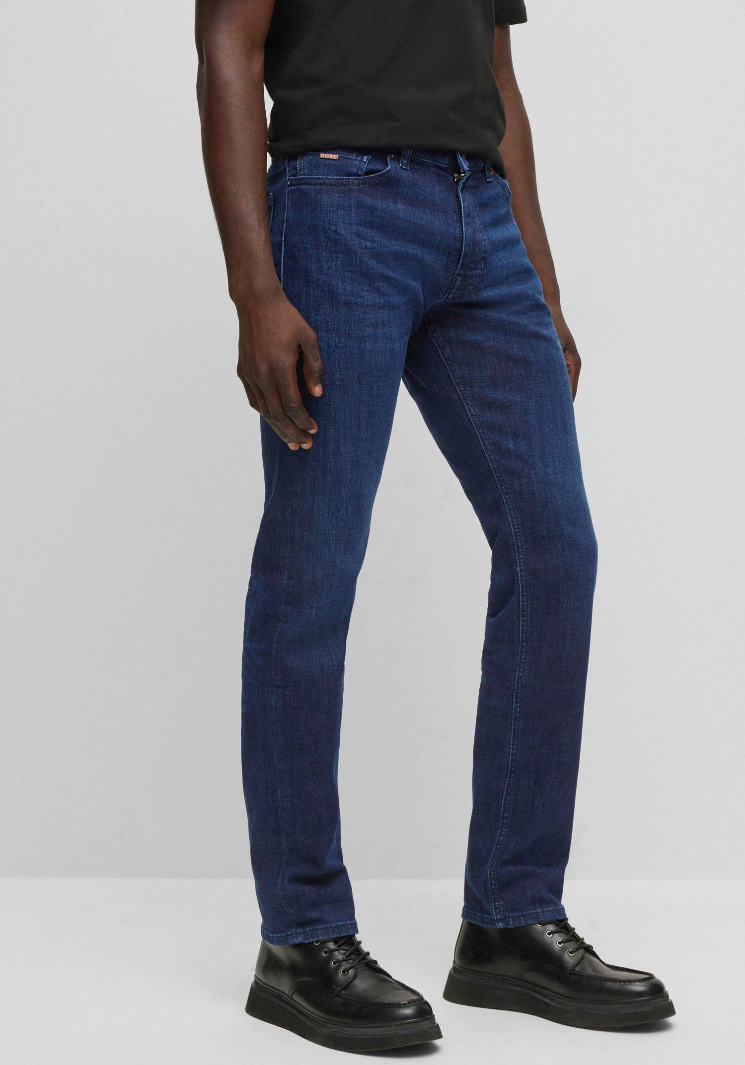 BOSS ORANGE aus Slim-fit-Jeans Delaware Super-Stretch-Denim