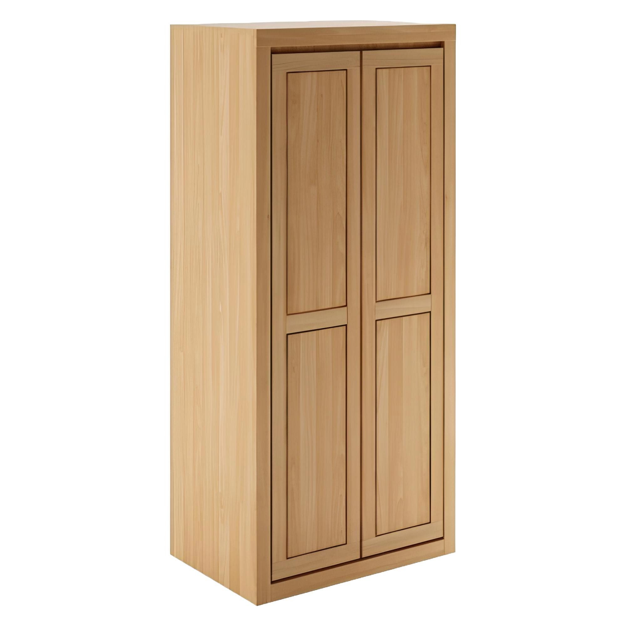 Xlmoebel Kleiderschrank Massivholz-Kleiderschrank mit hochwertiger Verarbeitung und Stauraum (1-St., Kleiderschrank) Hergestellt in Europa