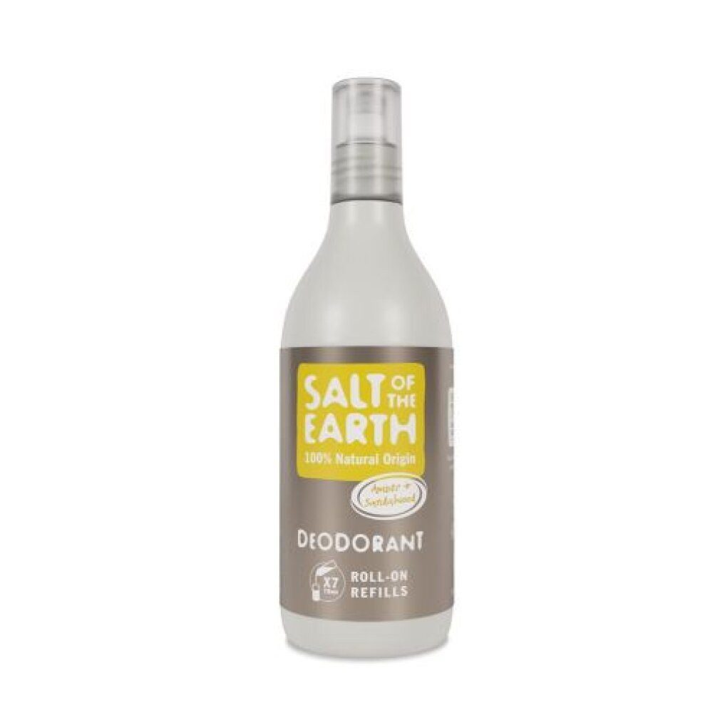 Salt of the earth Deo-Roller Amber & Santalwood Natural Rollon Deodorant Refill