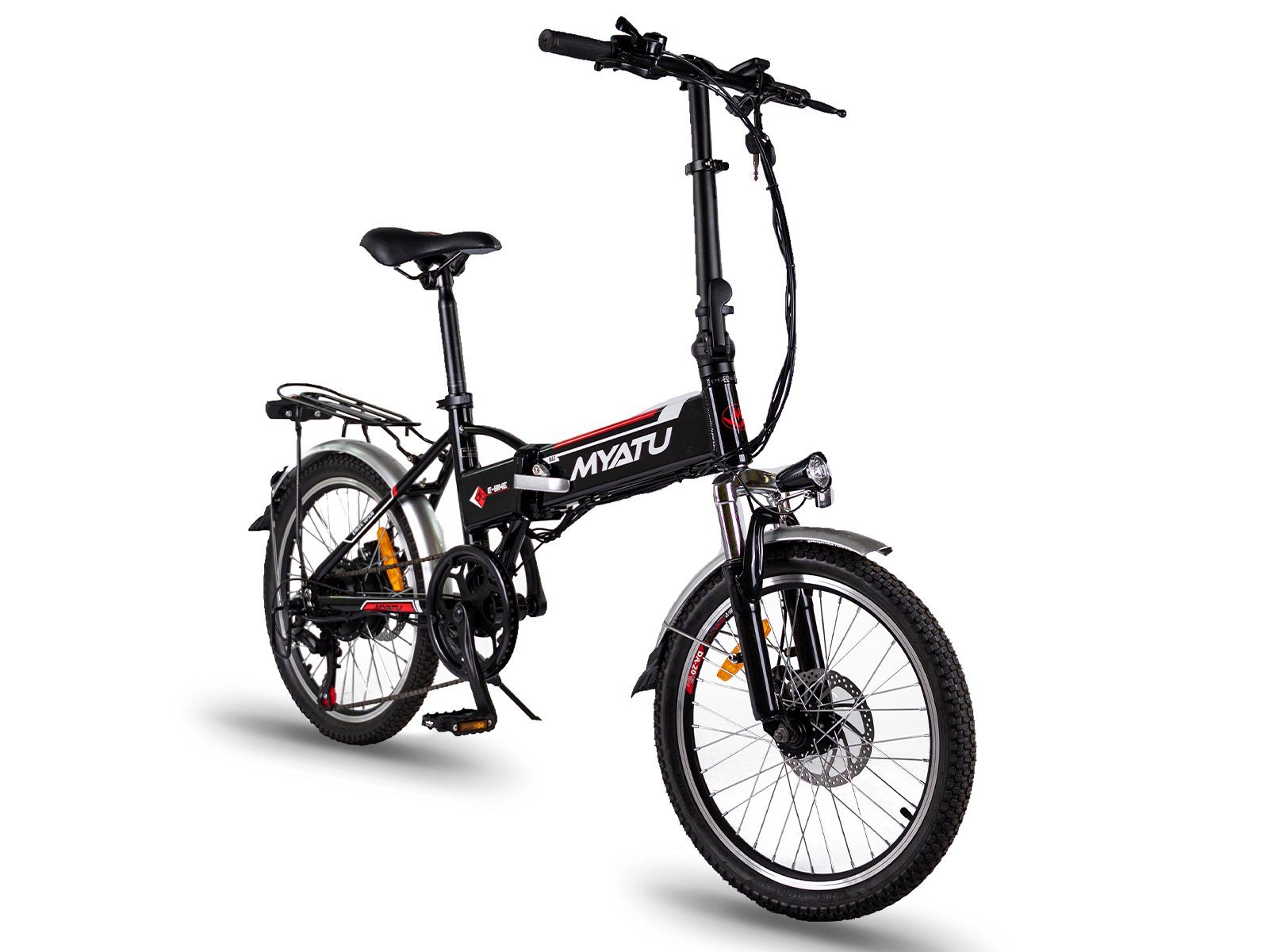 Myatu E-Bike »20 Zoll Faltbares Elektrofahrrad, Klapprad E-Bike«, 7 Gang  SHIMANO, Kettenschaltung, 250,00 W
