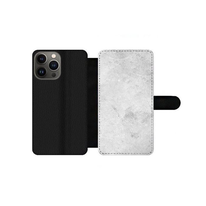 MuchoWow Handyhülle Marmor - Textur - Grau - Marmoroptik Handyhülle Telefonhülle Apple iPhone 13 Pro