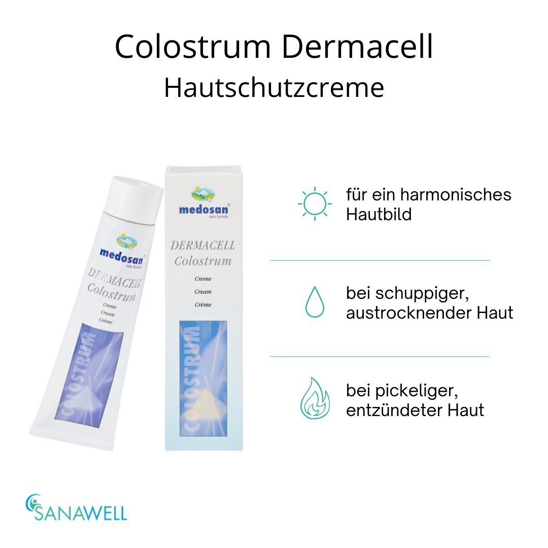 Medosan Hautcreme Medosan DermaCell Colostrum Creme für die regenerative Hautpflege