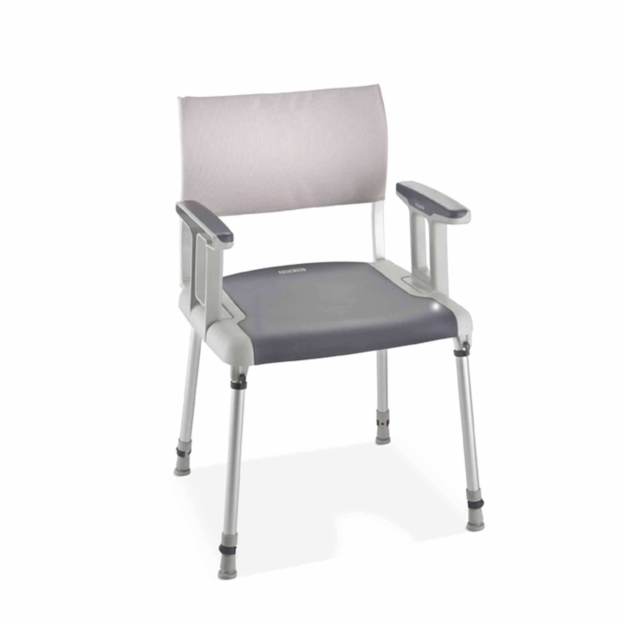 Invacare Hygienehocker Aquatec Sorrento Duschstuhl ohne Hygieneausschnitt, belastbar bis 135 kg