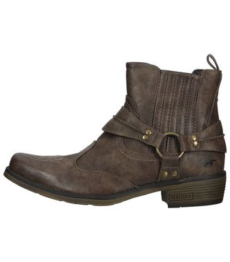 MUSTANG Stiefelette Lederimitat Cowboy Stiefelette