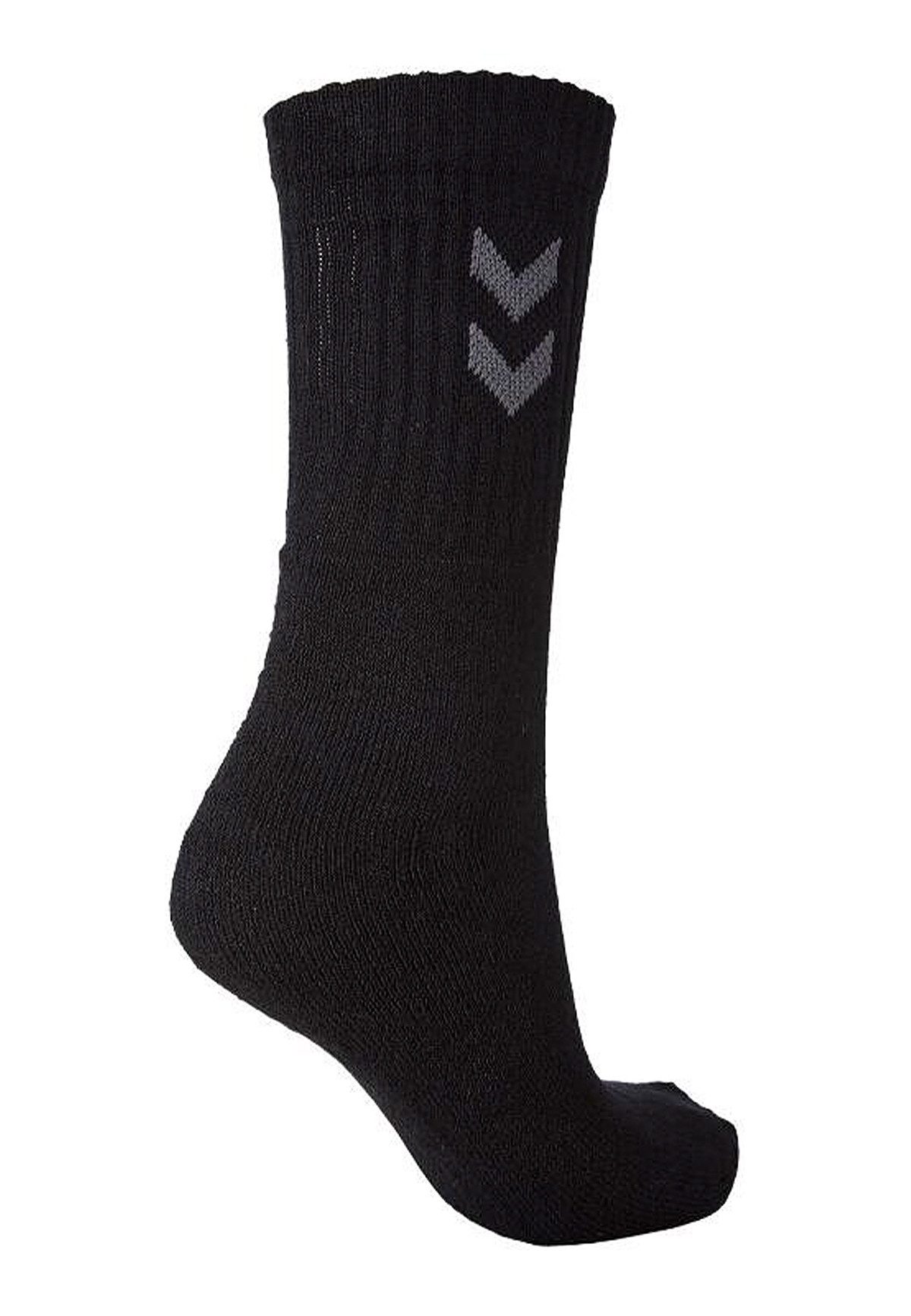 hummel Socken 6-er Set Sport Freizeit Basic Socken mit Logo (6-Paar, sportlich) BEQUEME BASIC SOCKEN MIT WINKELN
