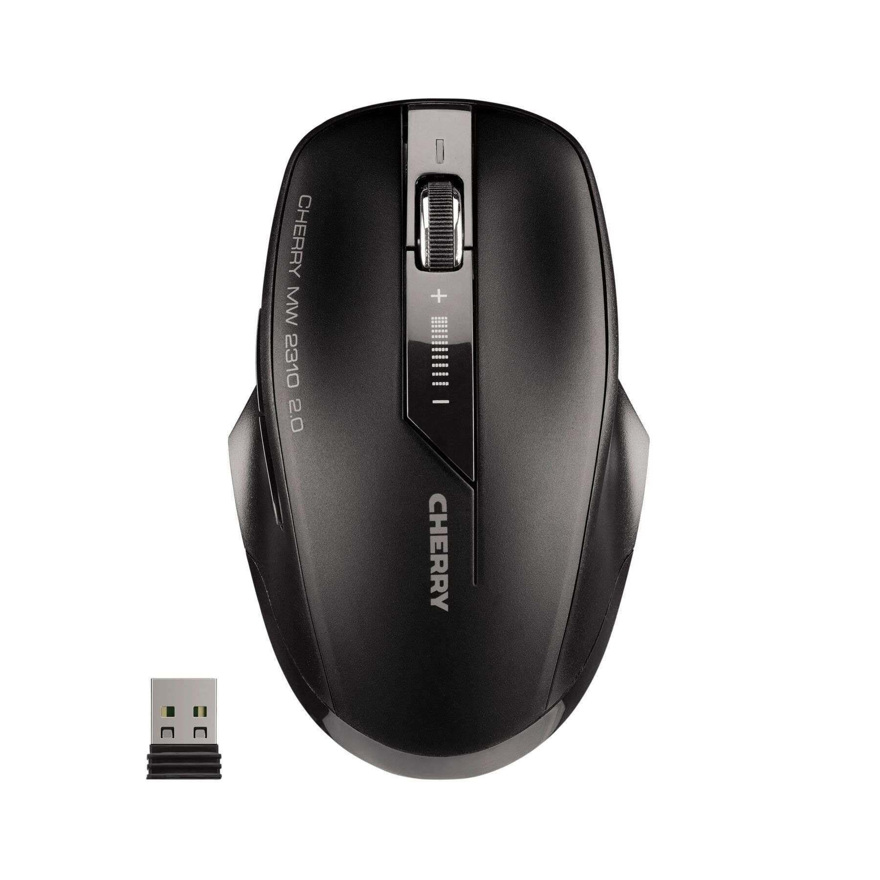 Cherry MW 2310 2.0 Kabellose Maus, Schwarz, USB Maus
