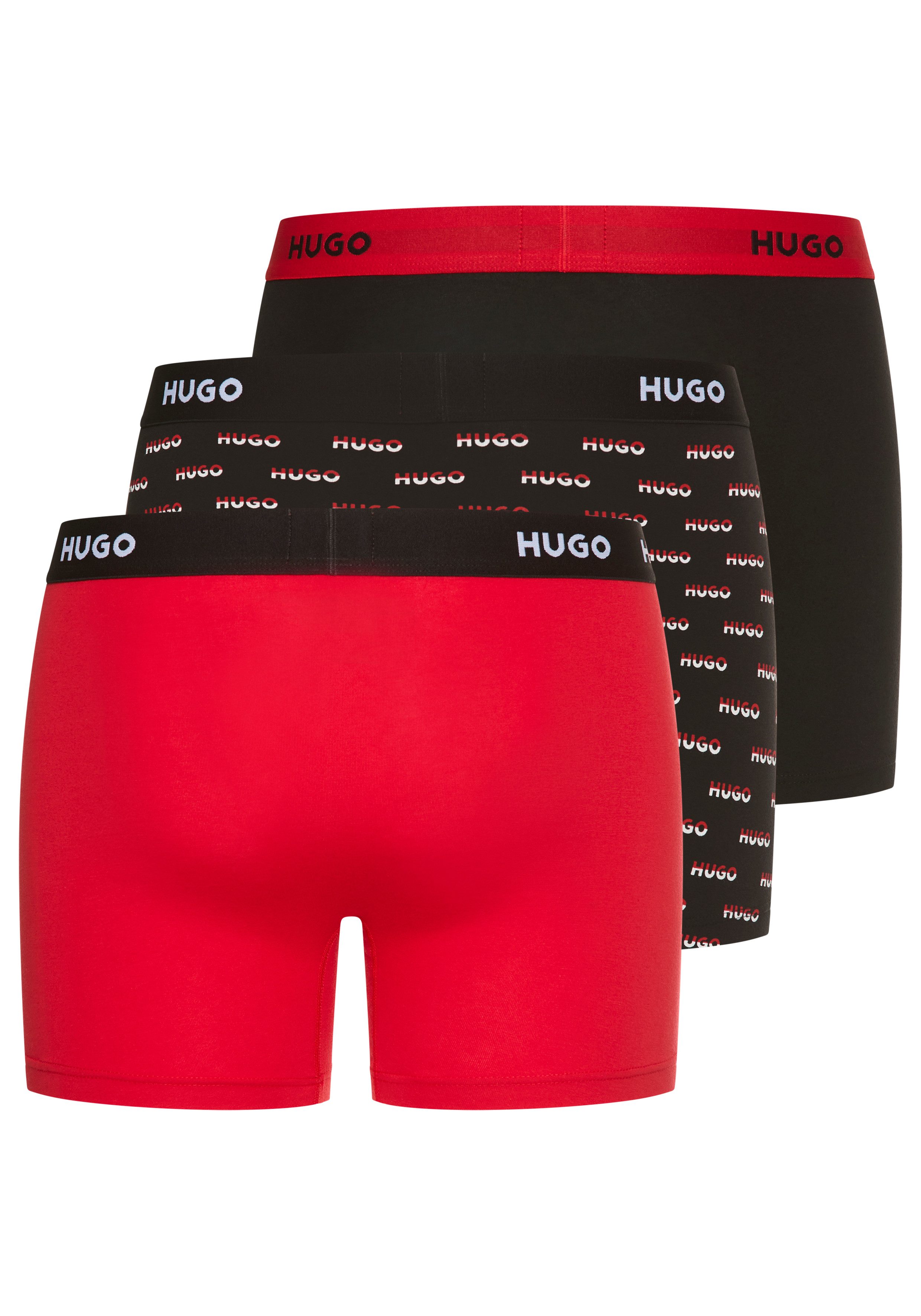 HUGO Boxershorts BOXERBR TRPLT DESIGN Markenlogo günstig online kaufen