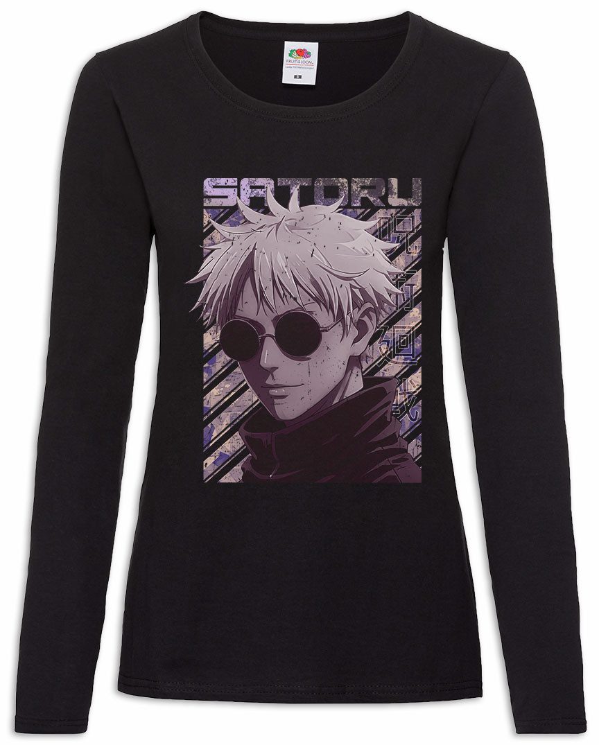 Langarmshirt Satoru Portrait Damen Langarmshirt Yuji Itadori Gojo Kaisen Fushiguro