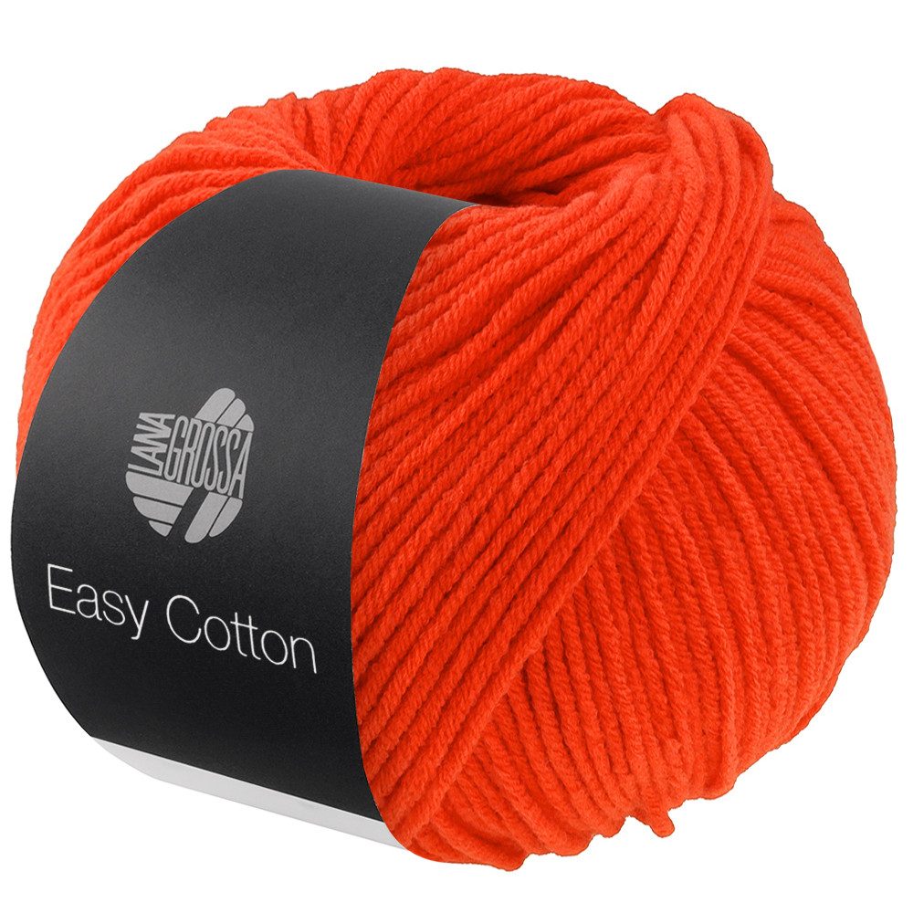 LANA GROSSA EASY COTTON Häkelwolle, 123 m (Weiches Garn für Strick- und Häkelprojekte), 50 g