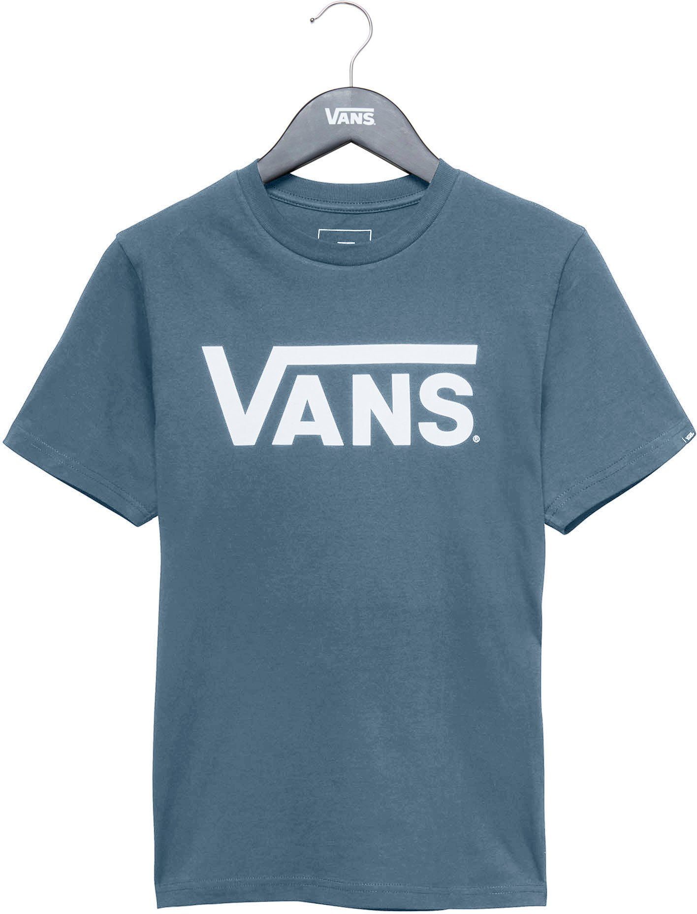 Vans CLASSIC VANS T-Shirt bluestone BOYS