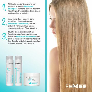 Femmas Premium Haarpflege-Set Femmas Moistcare Shampoo & Conditioner Bundle