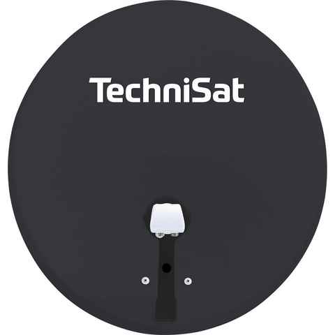 TechniSat TECHNITENNE 60 Digital SAT-Antenne (60 cm, Stahl, aus Stahl mit Twin-LNB)