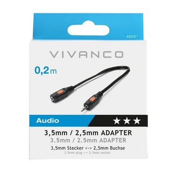 Vivanco Audio- & Video-Kabel, Adapter, Klinken Adapter (20 cm)