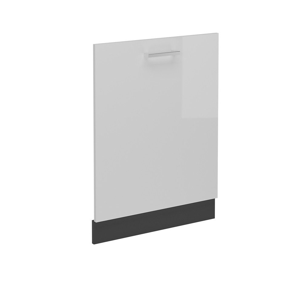 Vicco Frontblende R-Line, Weiß Hochglanz/Anthrazit, 60 cm ohne Arbeitsplatte (1 St)