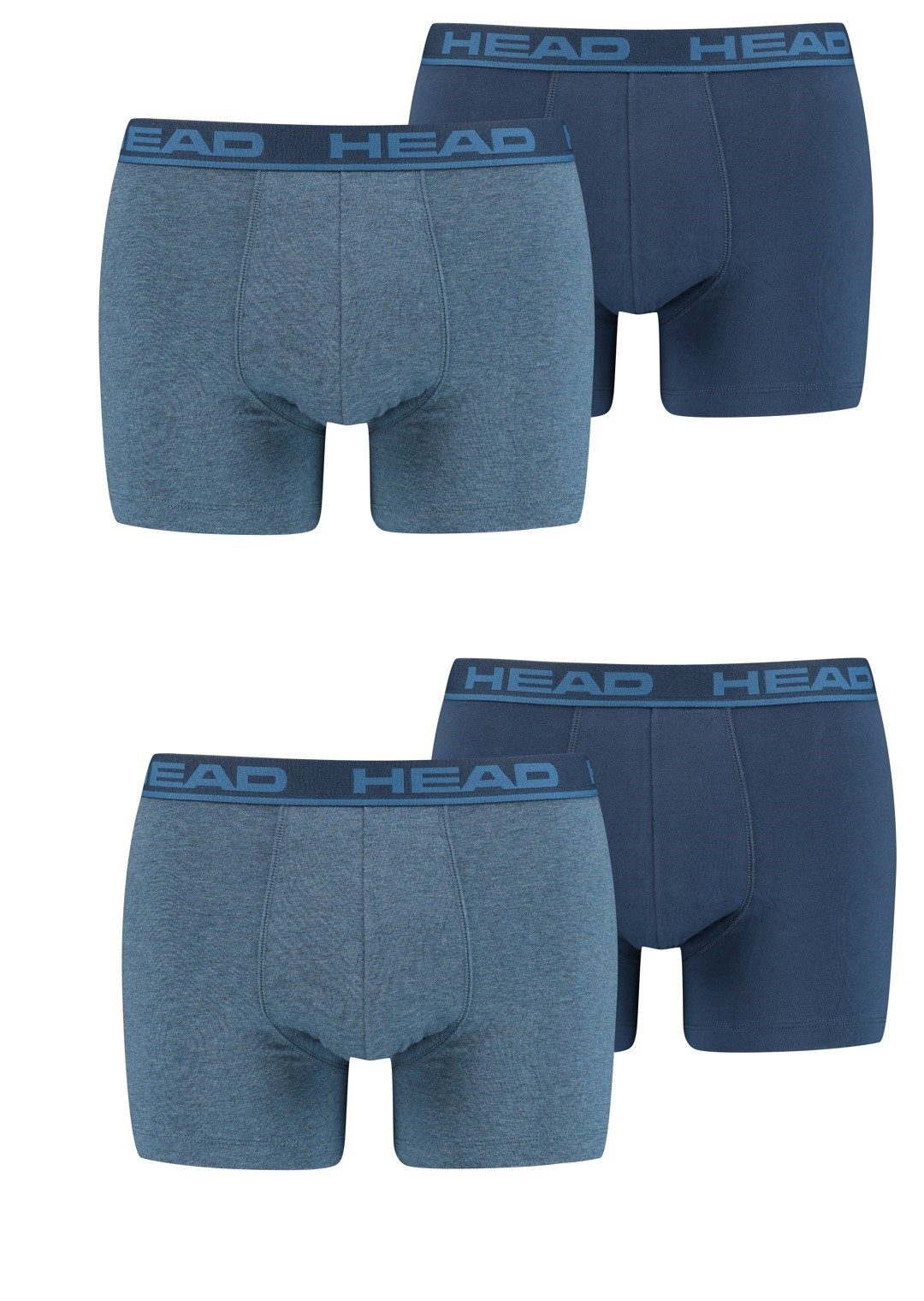 Head Boxershorts Head Herren Boxershorts Unterwäsche im 4er Pack (4-St., 4e günstig online kaufen