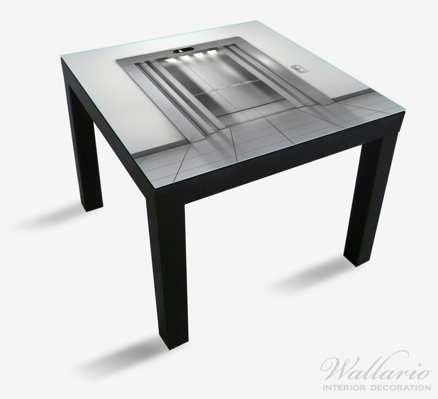 Tischplatte (1 für geeignet Wallario St), Ikea Fahrstuhl Lack Tisch