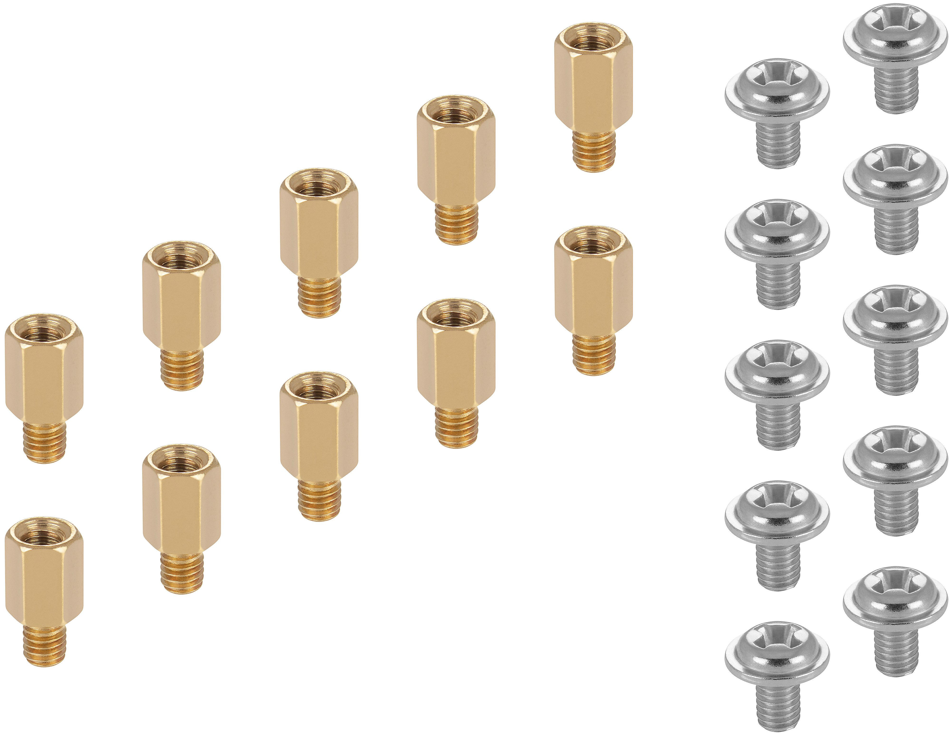 Poppstar Гвинти-Set, PC Гвинти Set (f. M.2 SSD / NVMe Montage Motherboard-Mainboard)