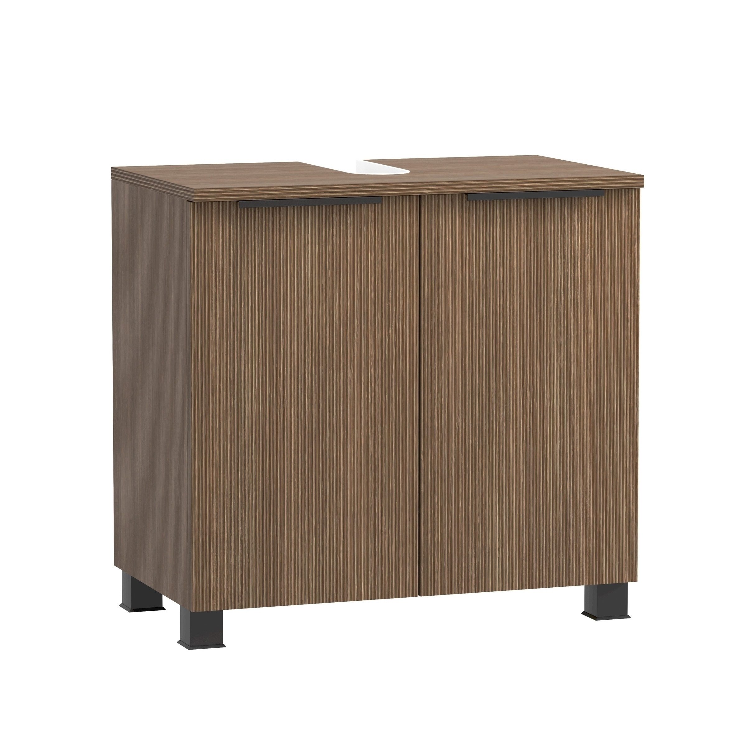 HELD MÖBEL Waschbeckenunterschrank in Canello-Eiche Dekor - 60x54x35cm (BxHxT)