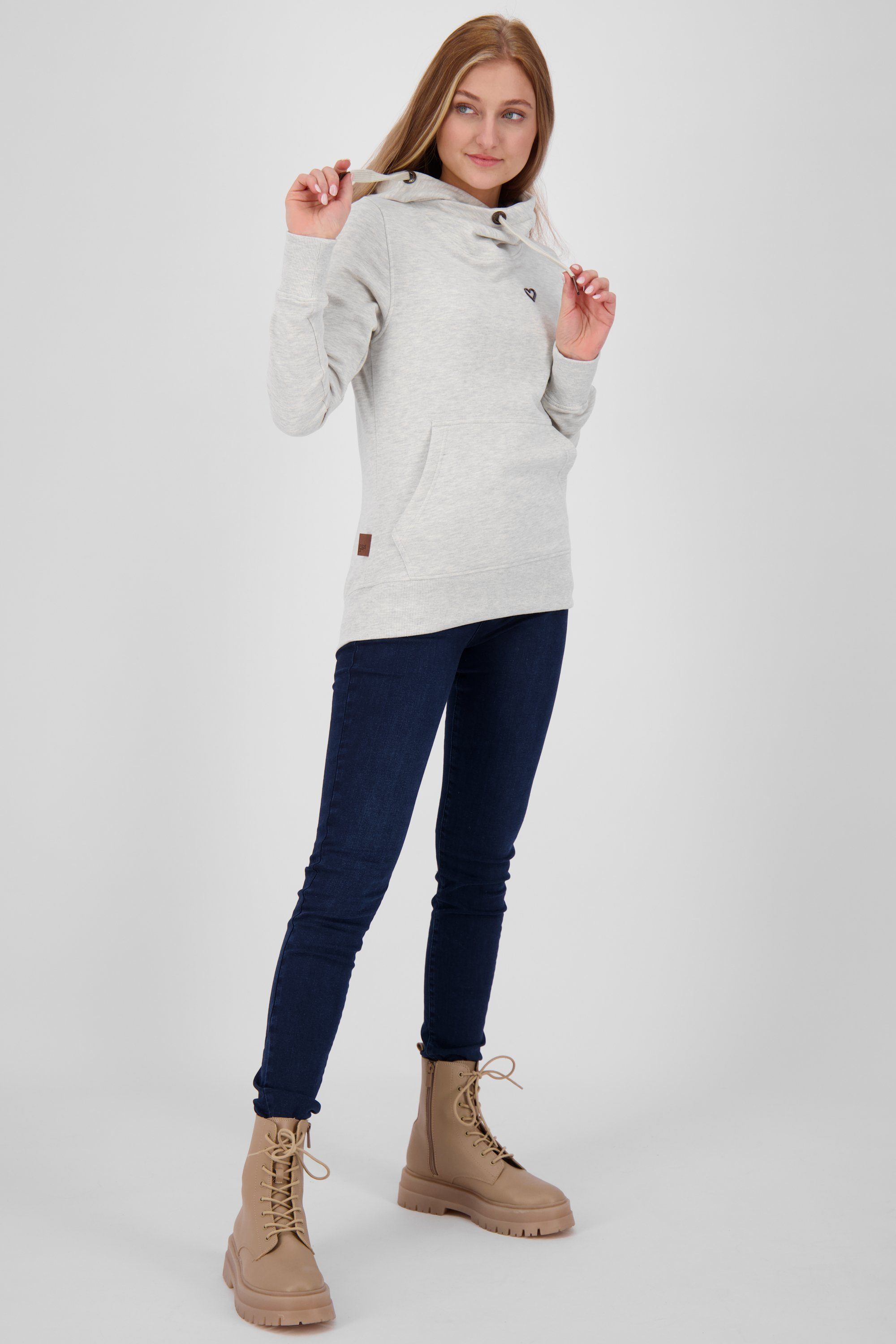 Kapuzensweatshirt Sweatshirt SarahAK & A Kapuzensweatshirt, Sweatshirt Damen Alife Kickin cloudy