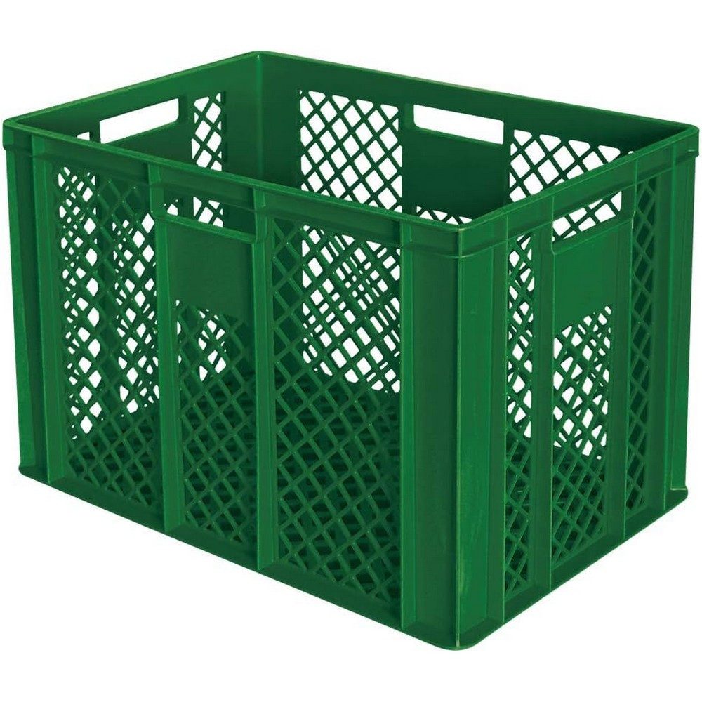 BRB-Lagertechnik Stapelbox 30x Eurobehälter/Bäckerkiste durchbrochen, LxBxH 600x400x410 mm, Stoßfest, robust und formstabil