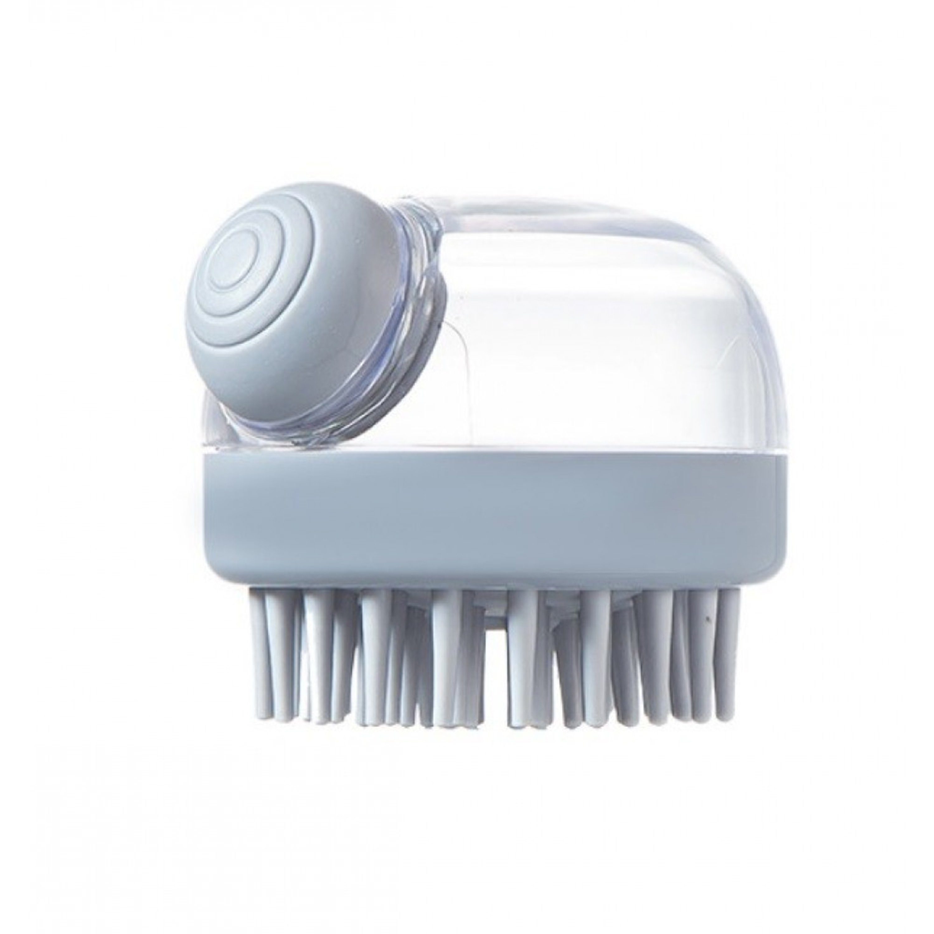 Grau - Bürste Kopfhaut Friseurmeister Badebürste Silikon Massagebürste Kopfmassage