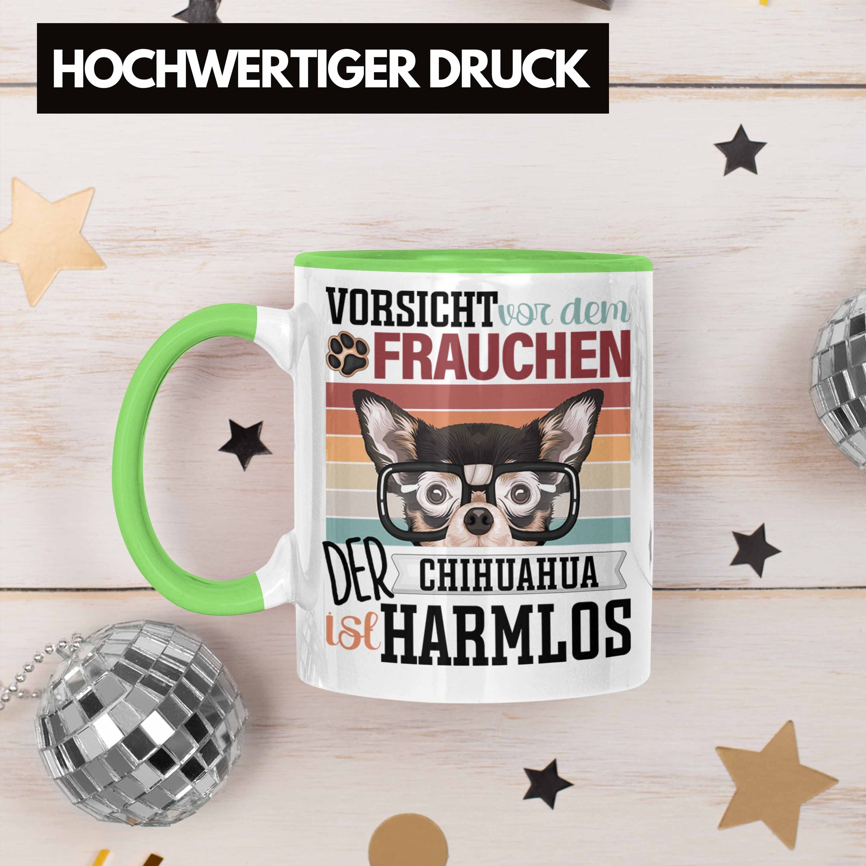 Tasse Tasse Geschenki Grün Chihuahua Besitzerin Spruch Lustiger Trendation Geschenk Frauchen