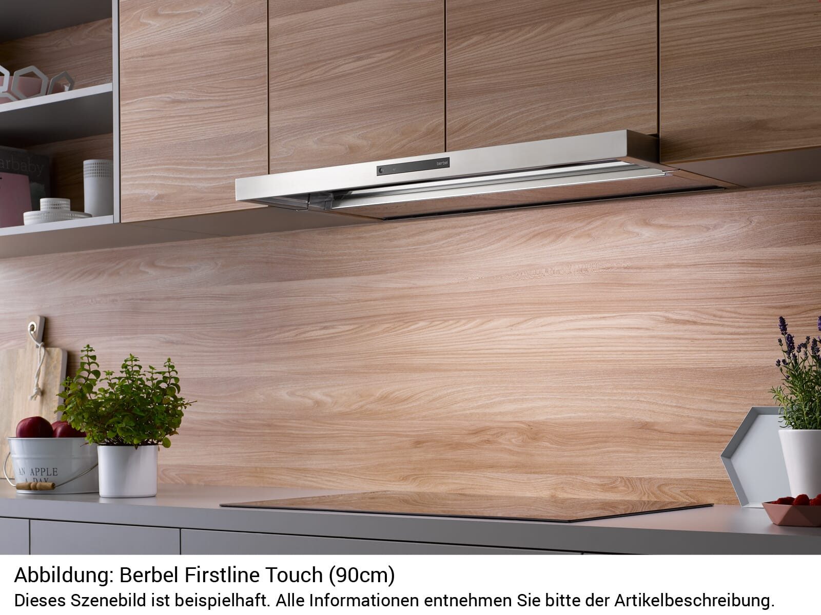 Berbel Flachschirmhaube, 90 cm