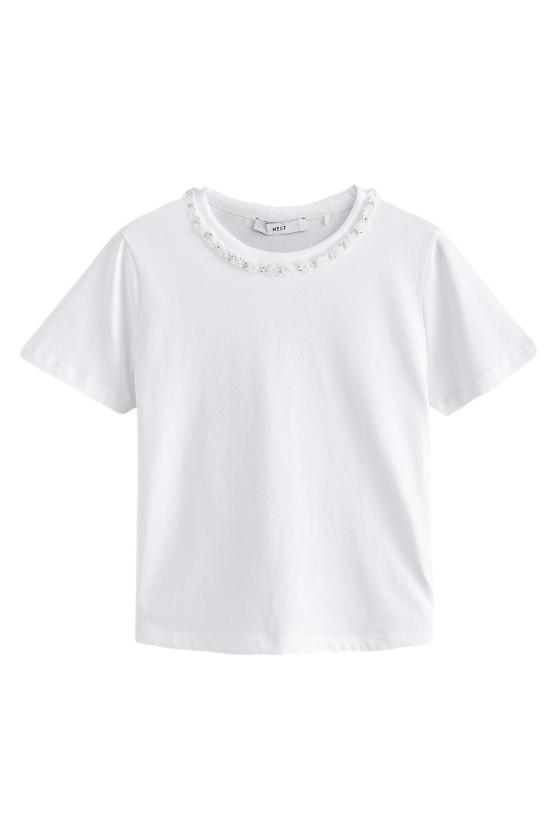 Next T-Shirt T-Shirt mit Kettendetail 100 % günstig online kaufen
