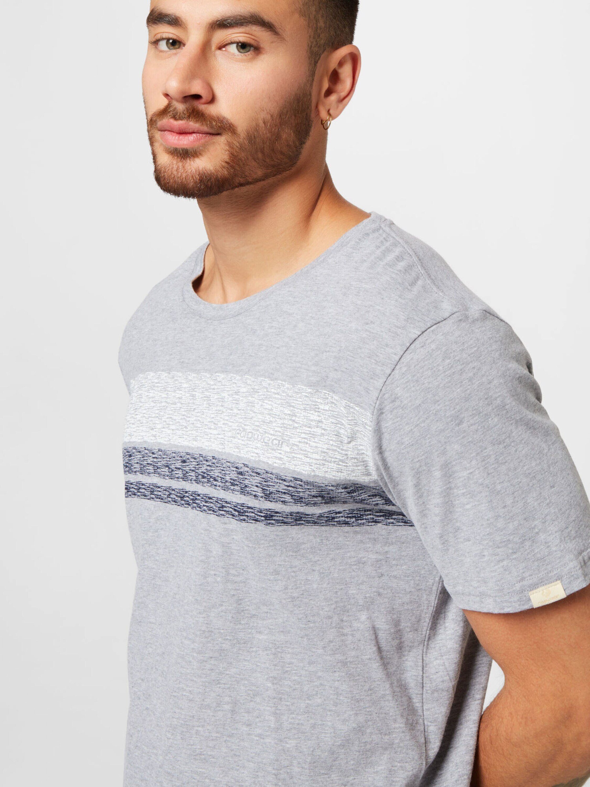 Ragwear Grey T-Shirt (1-tlg) HAKE