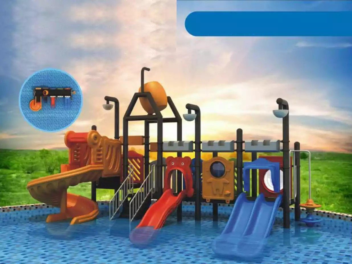 JVmoebel Spielturm Bunter Spielturm mit Rutschen aus robustem Kunststoff für Kinder, Made in Europa