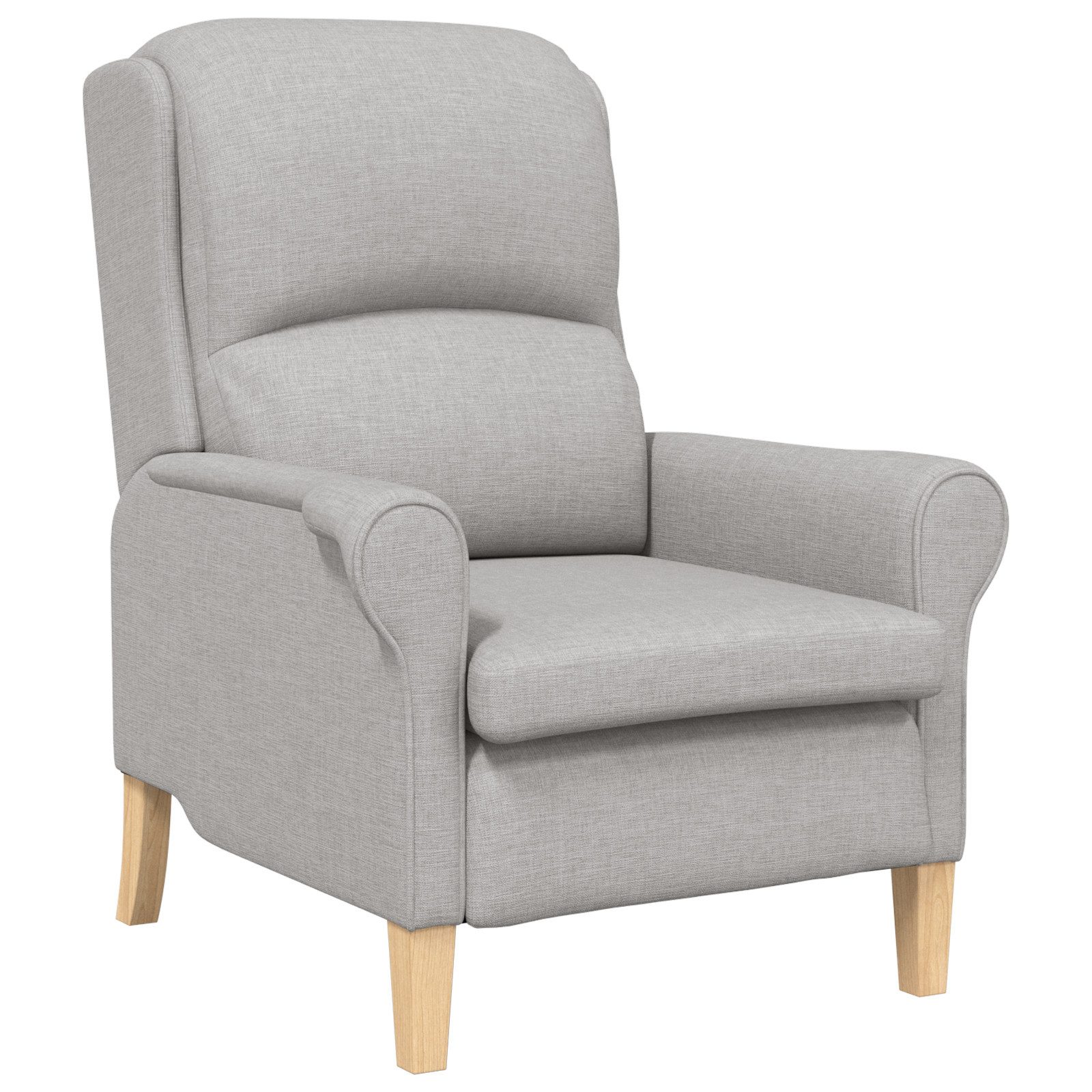 vidaXL Sessel Moderner Sessel Wolkengrau Polyesterstoff günstig online kaufen