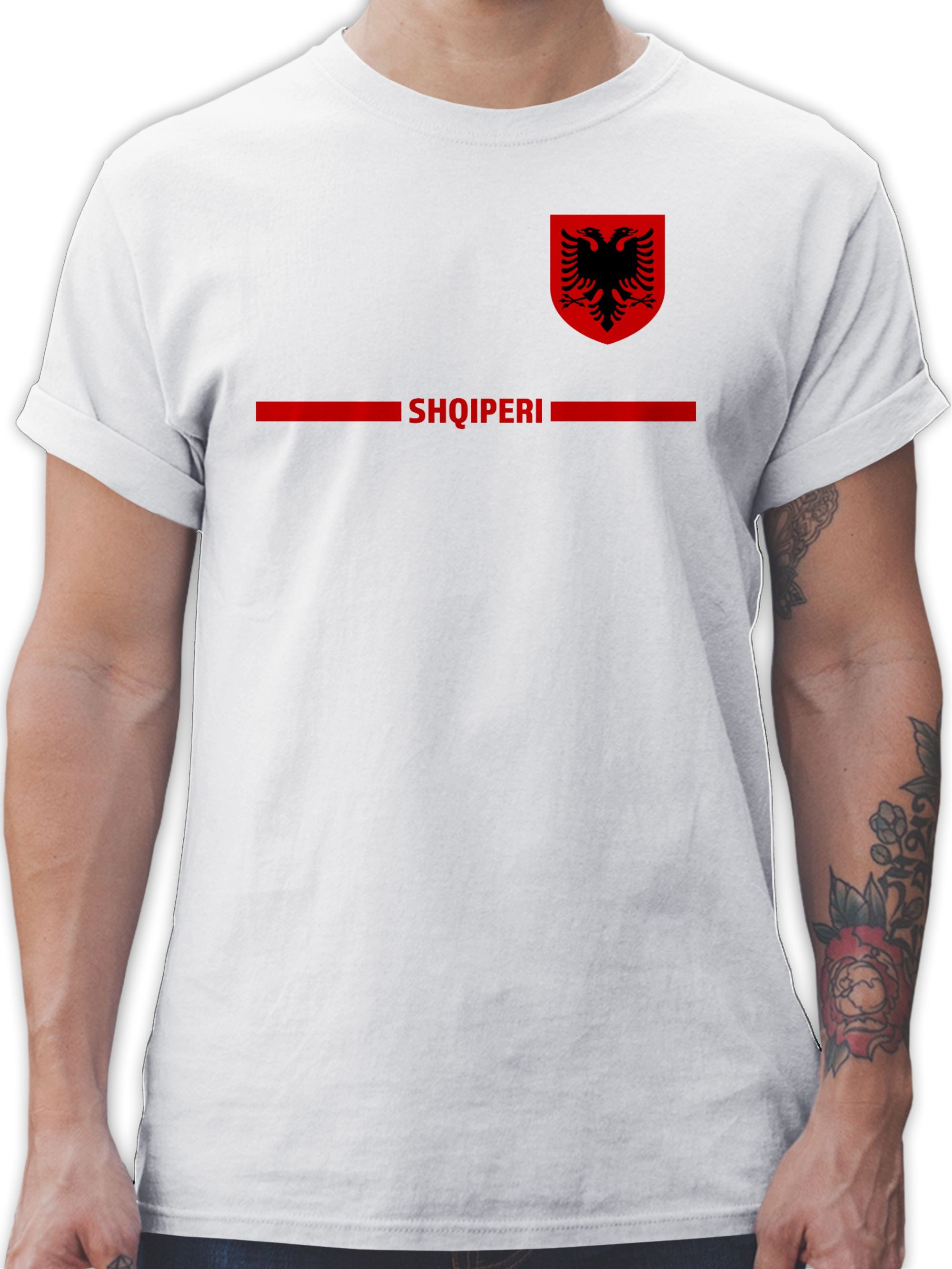 Shirtracer T-Shirt Albanien Trikot Wappen, Shqipëri günstig online kaufen
