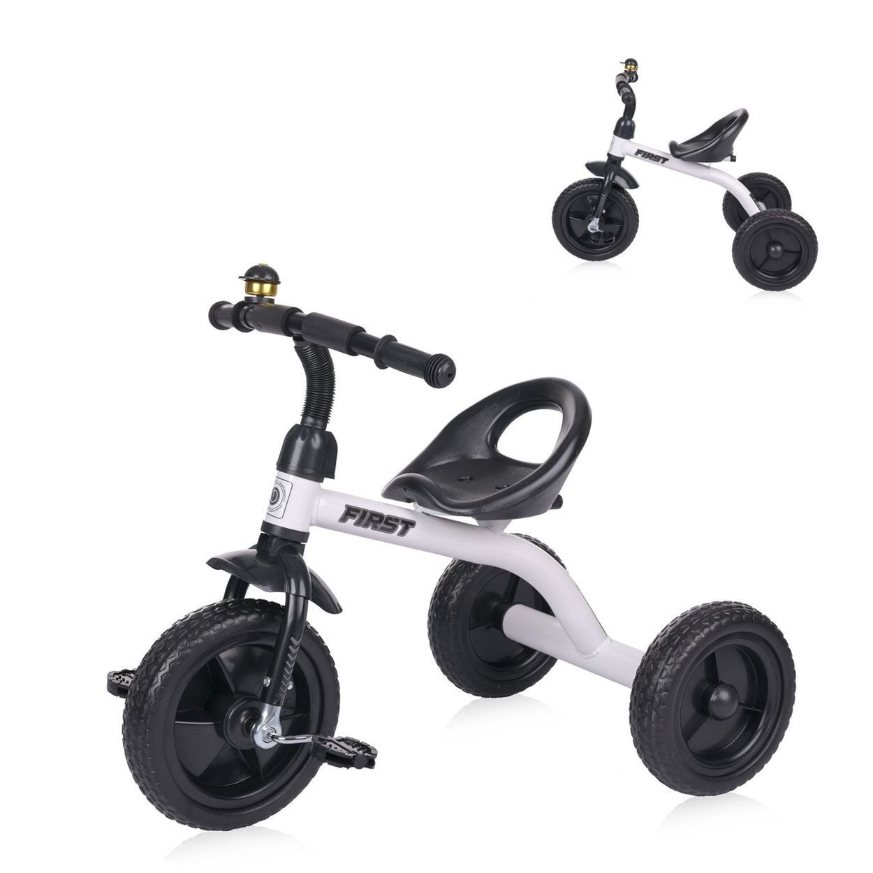 Lorelli Dreirad Dreirad First, ergonomischer Sitz, EVA-Räder, Sitzposition verstellbar