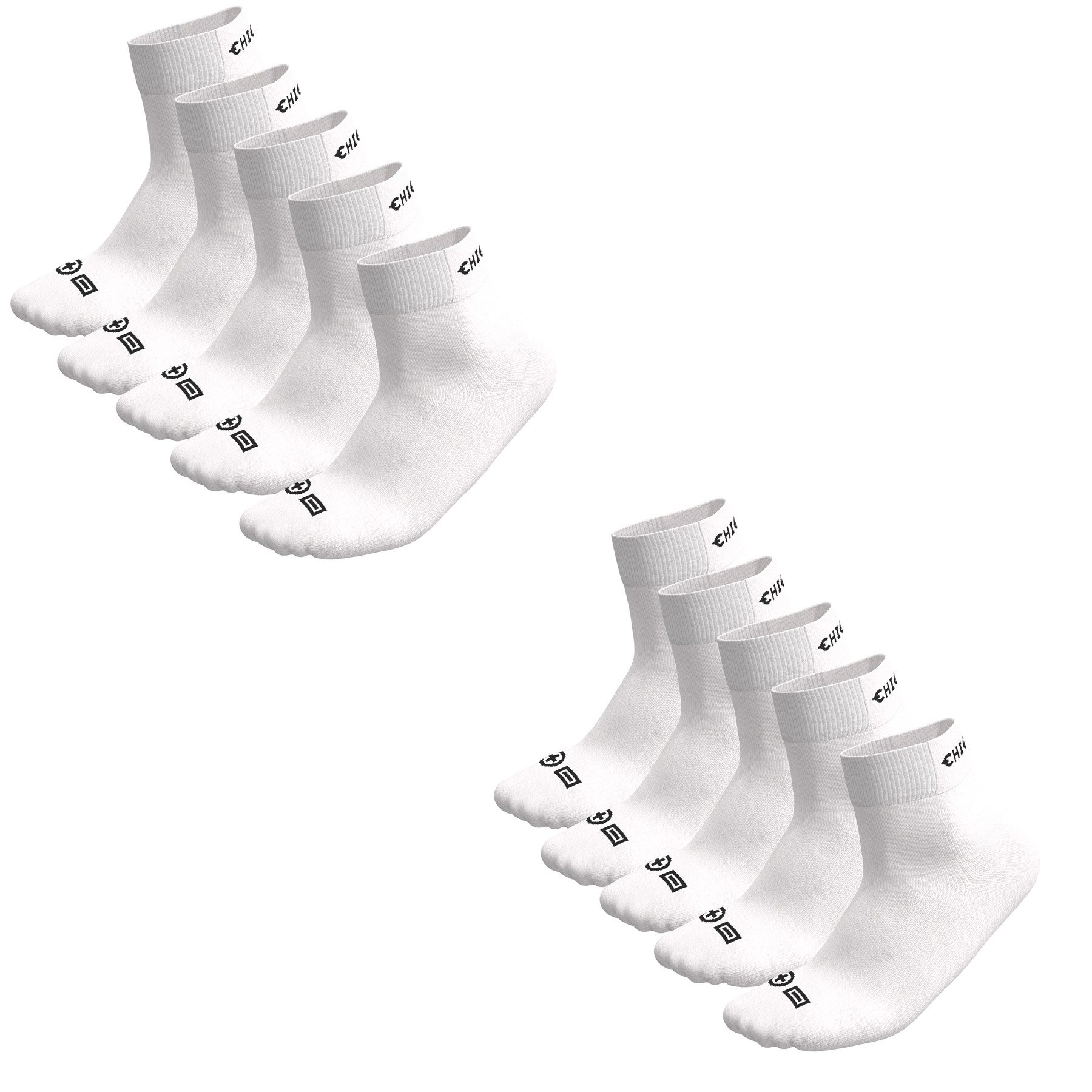 Chiemsee Freizeitsocken Every Day Branded Unisex Quarter (10-Paar) günstig online kaufen