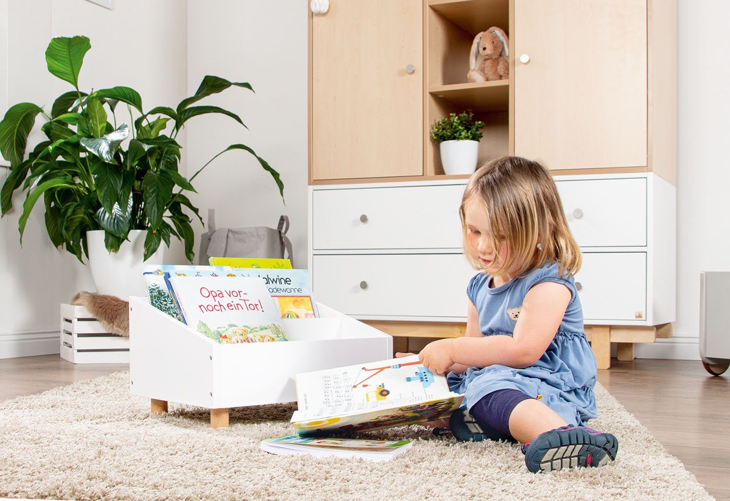 Pinolino® Kinderregal Ando, und Spielsachen perfekt für Kinderbücher