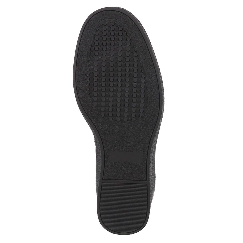 Ital-Design Modischer Damen-Stiefel mit Keilabsatz für Alltag und Freizeit Keilstiefelette (90756080) Keilabsatz/Wedge Stiefeletten in Schwarz