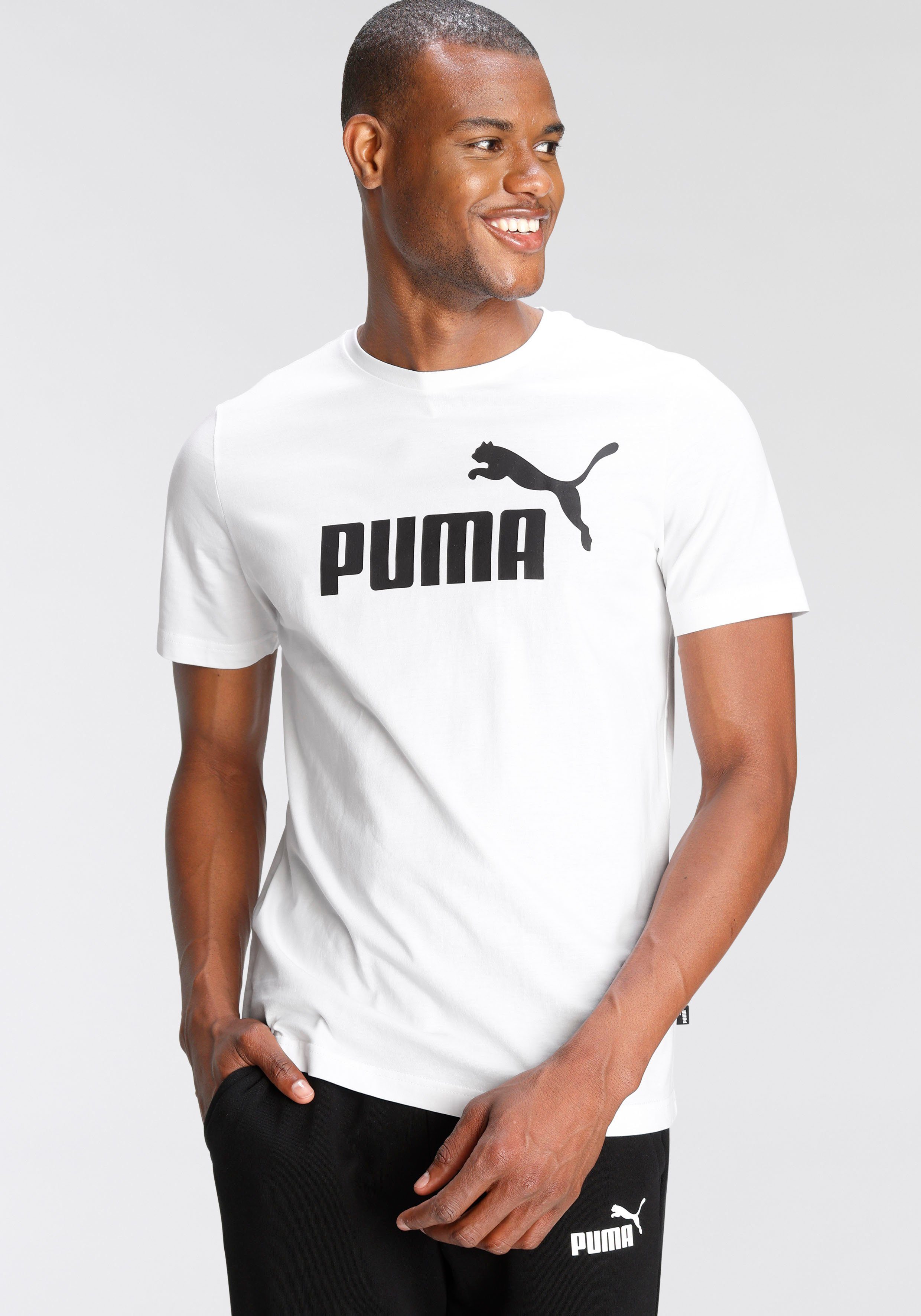 PUMA T-Shirt ESS LOGO TEE Puma White