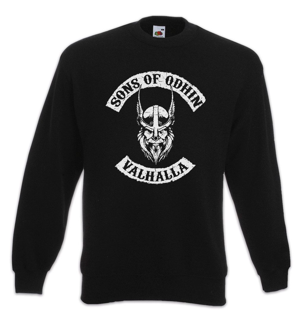 Urban Backwoods Sweatshirt Sons Of Odhin Sweatshirt Club MC Motorrad Biker Rocker Bike Raven (1-tlg) Walhalla Wikinger Vikings Odhin