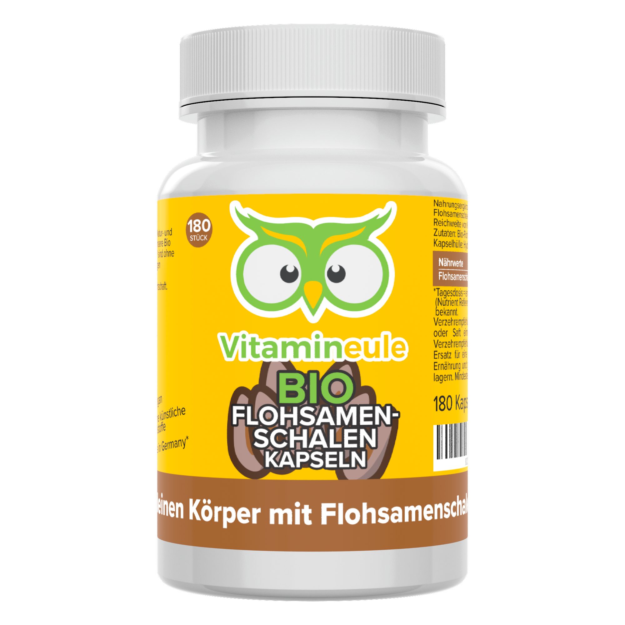 Vitamineule Bio Flohsamenschalen Kapseln - 700 mg - Kapsel