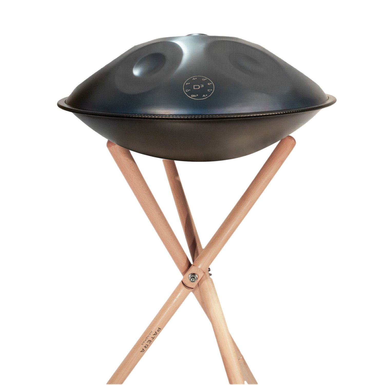Patera Handpan Patera Handpan HPDM-2 D-Minor mit Handpan-Ständer,Vorteils-Set mit Handpan-Ständer, Handpan