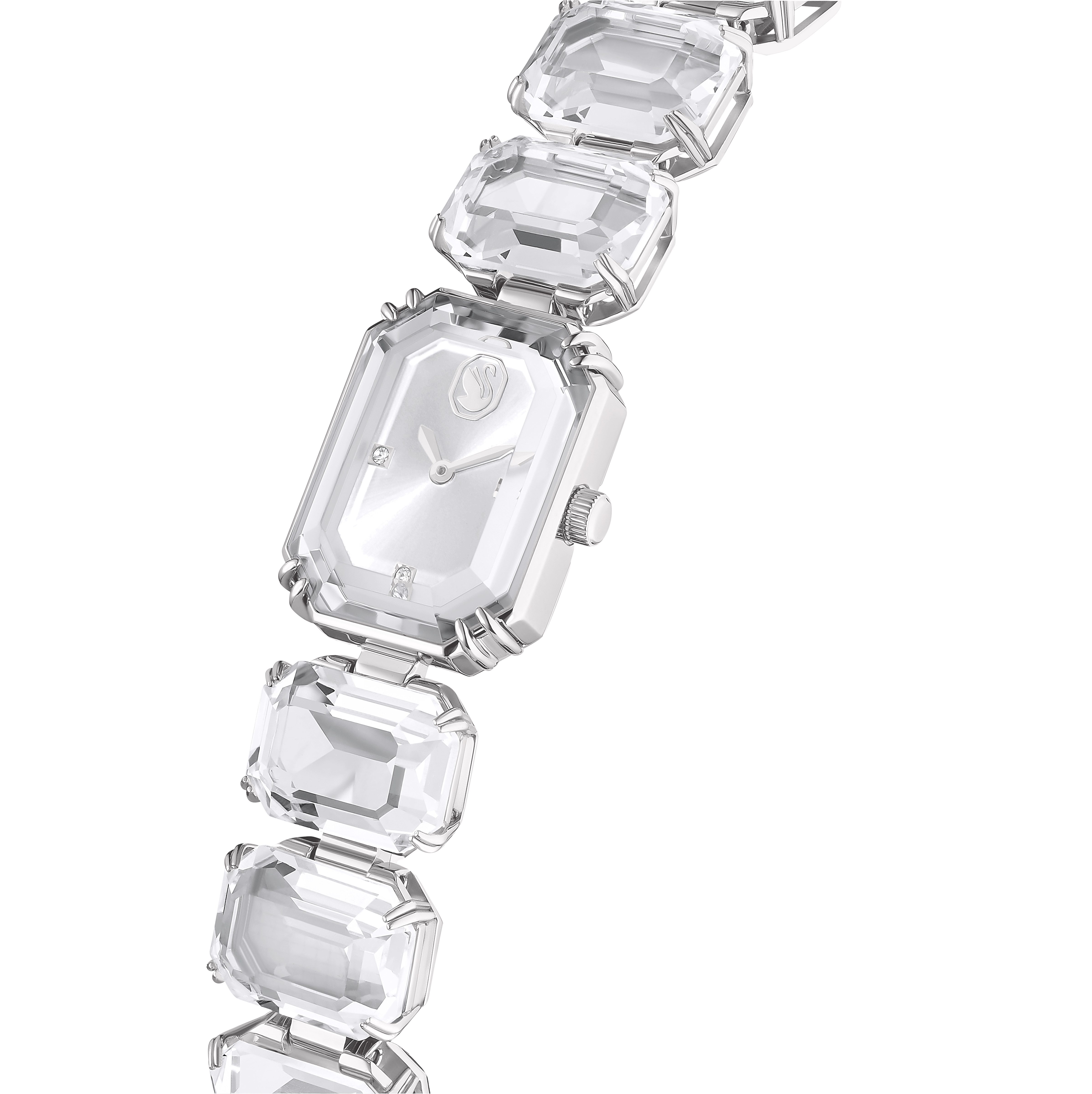Swarovski Quarzuhr MILLENIA 5729182, Armbanduhr, Damenuhr, Edelstahlarmband, analog, Swarovski®-Kristalle