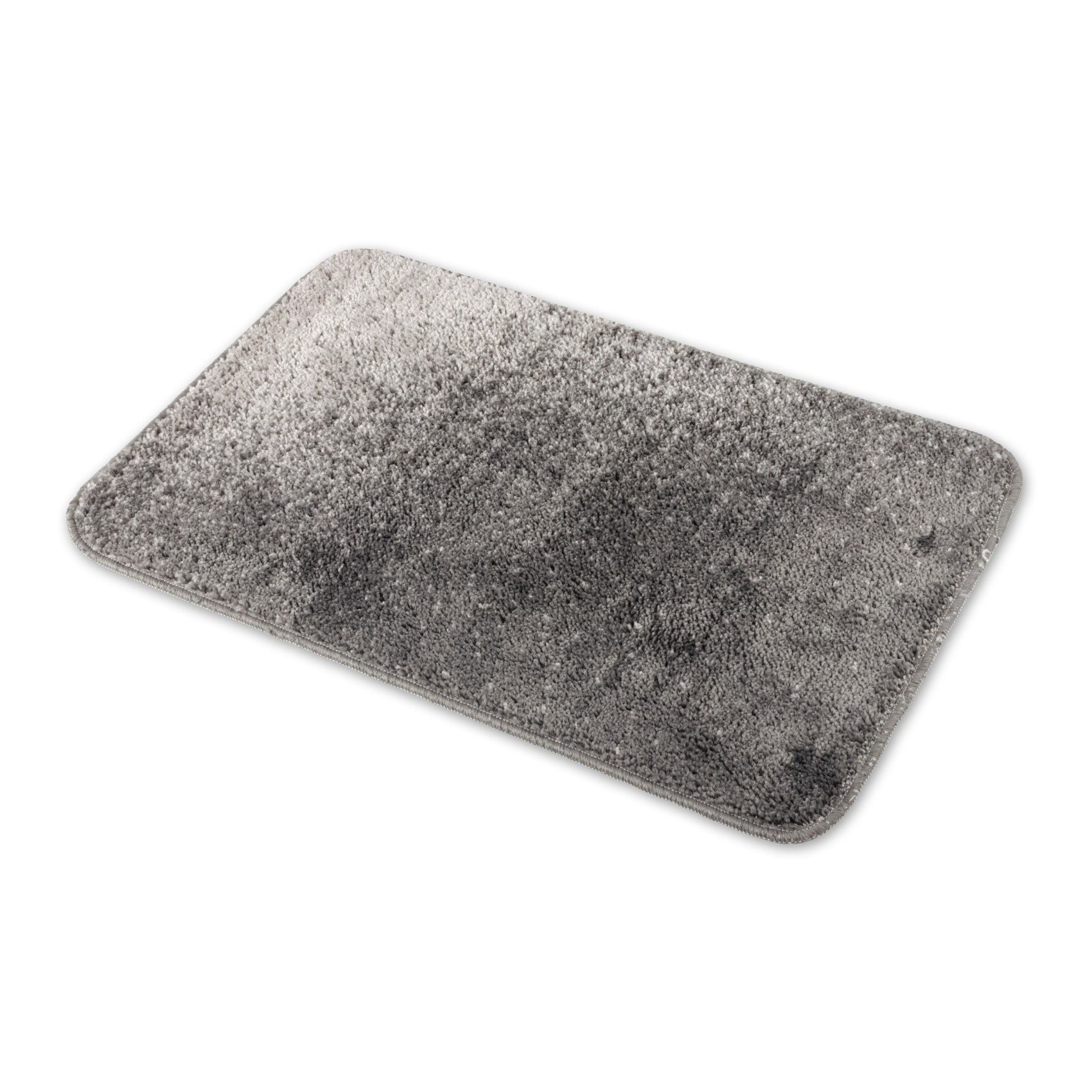 ANRO Badematte CLARA Badteppich Bodenmatte, Höhe 8 mm, pflegeleicht, wasserundurchlässig, strapazierfähig, rutschfest, schmutzabweisend, Polypropylen (PP), Eckig, Badematte, Textil von ANRO