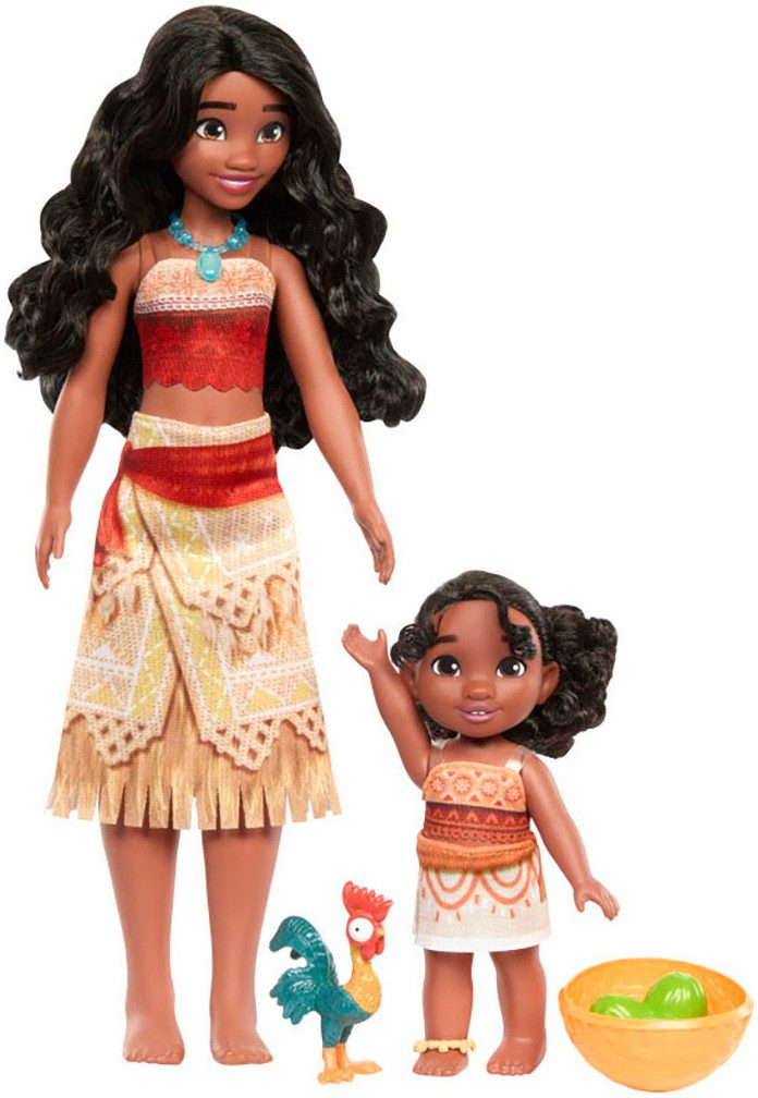 Mattel® Disney Moana 2 Dress-Up Doll, Moana and Simea Sisters Set