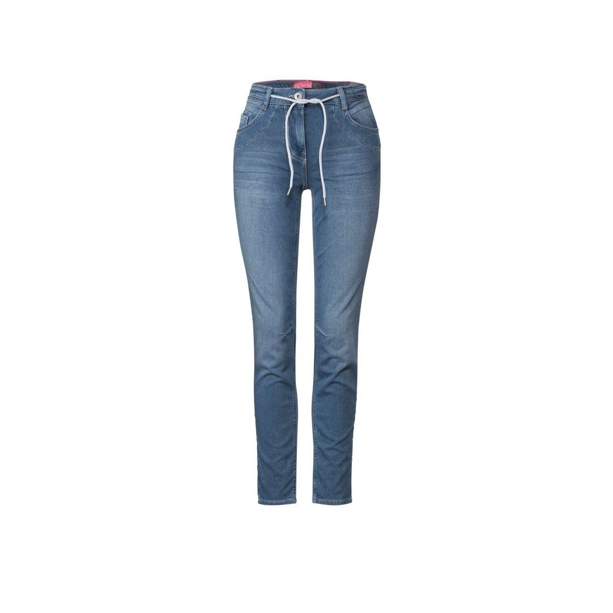 Cecil 5-Pocket-Jeans mittel-blau (1-tlg)
